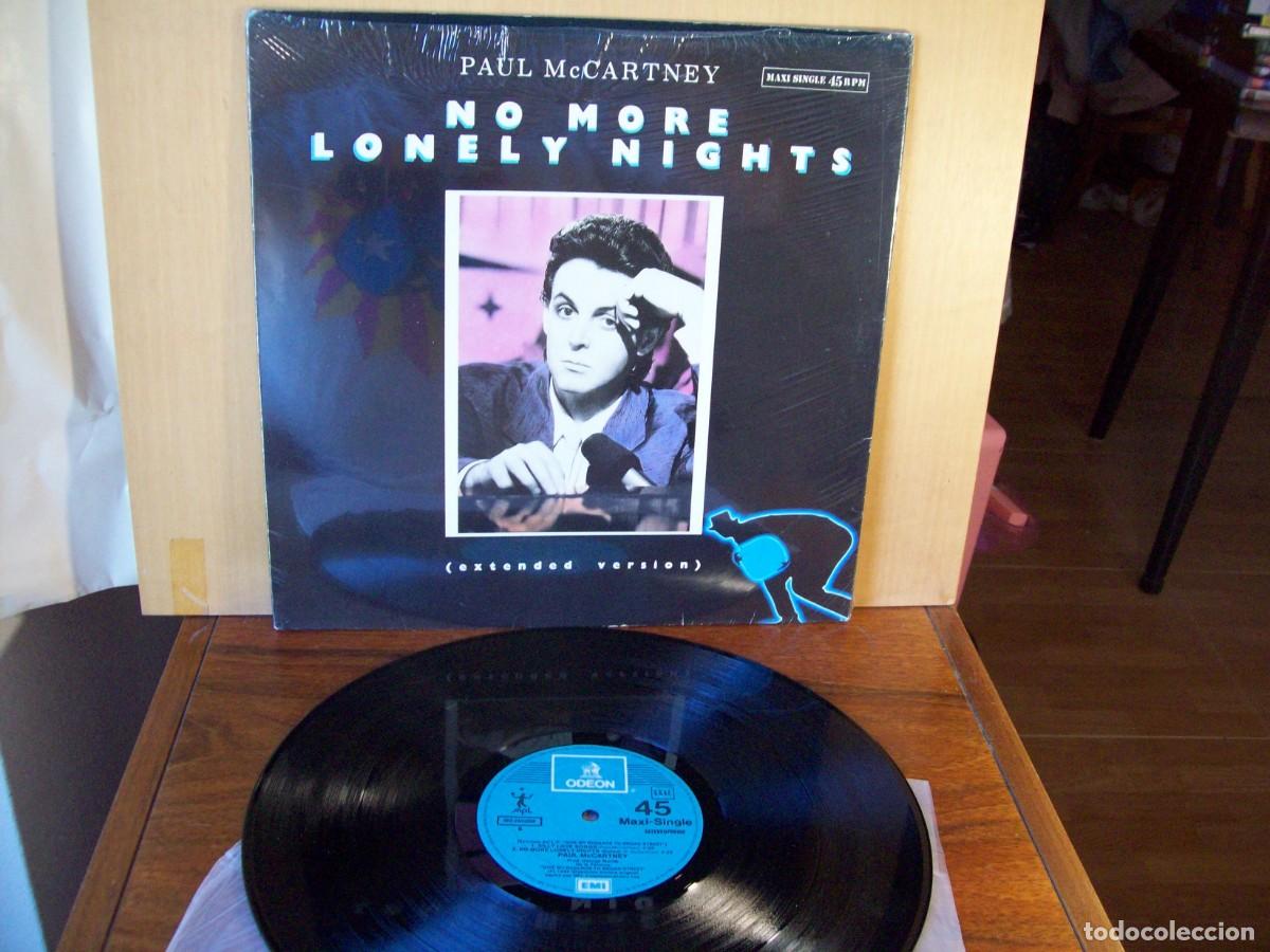 Discos de vinilo: PAUL McCARTNEY - NO MORE LONELY NIGHTS - MAXI SINGLE VERSION EXTENDIDA - Foto 1
