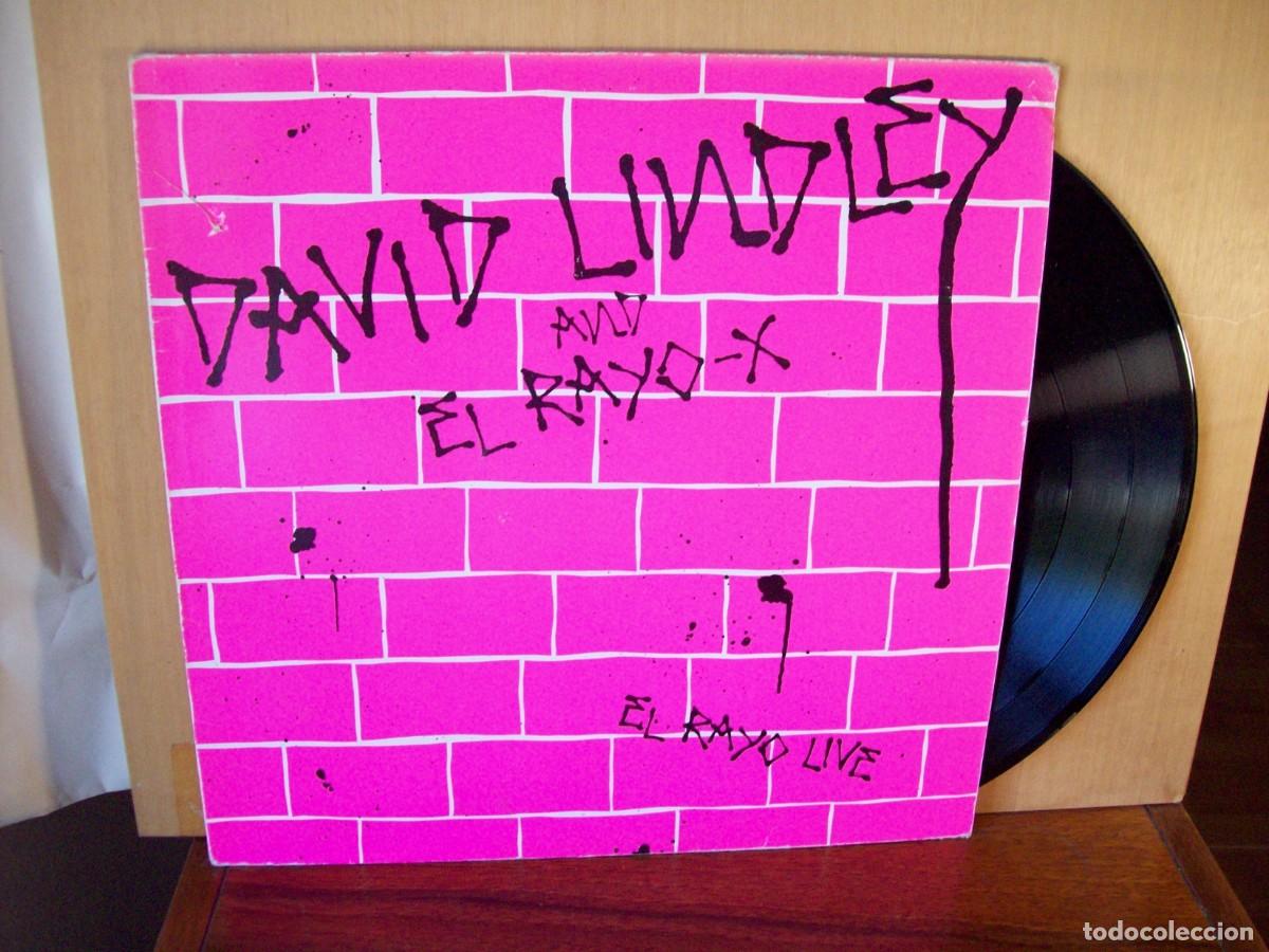 Discos de vinilo: DAVID LINDLEY AND EL RAYO X - EL RAYO LIVE - LP - Foto 1