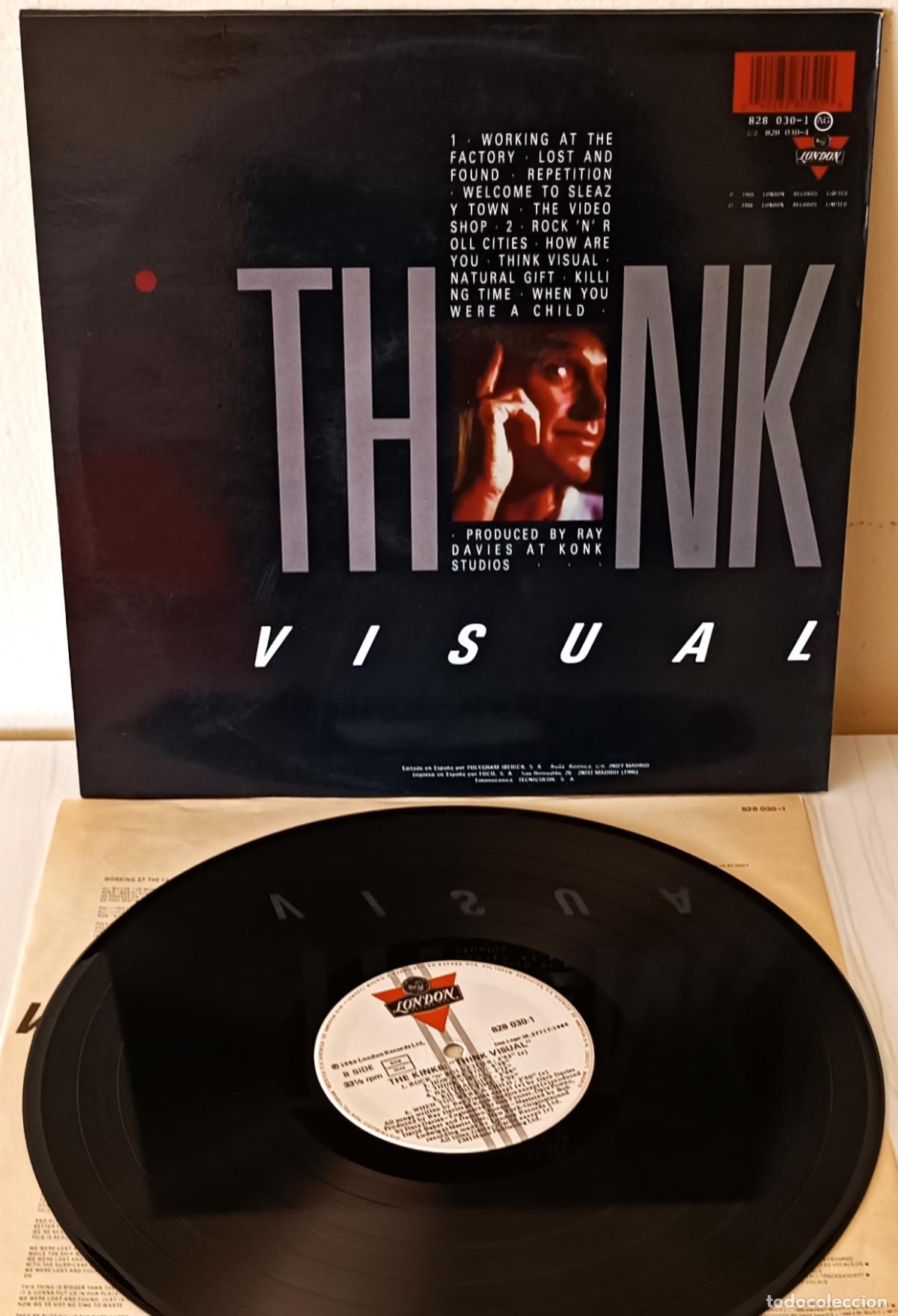 Discos de vinilo: THE KINKS - THINK VISUAL LONDON - 1986 - Foto 2