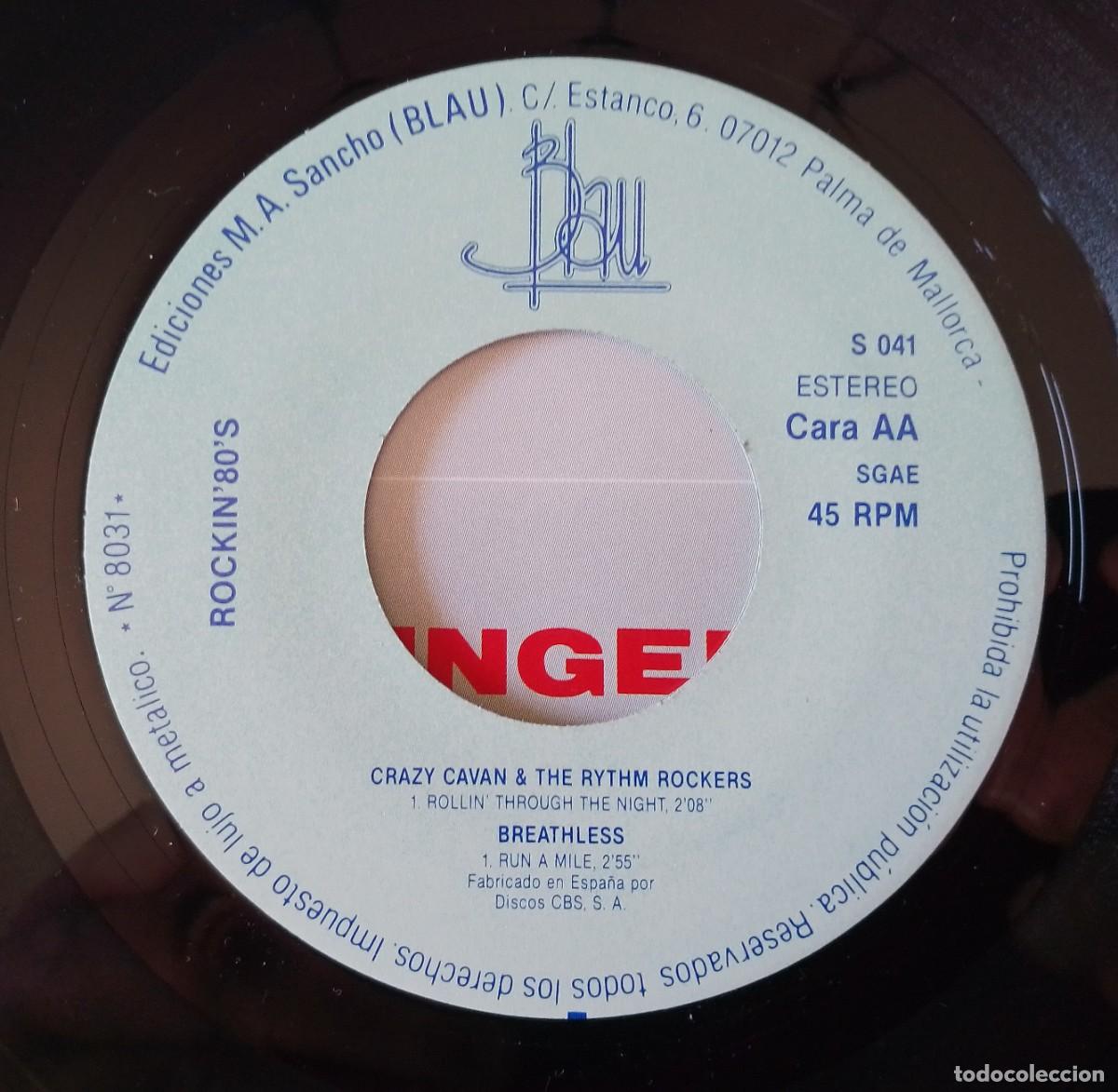 Discos de vinilo: Various...Rockin80s. ( Blau 1987 ) Spain. Rockabilly. - Foto 3
