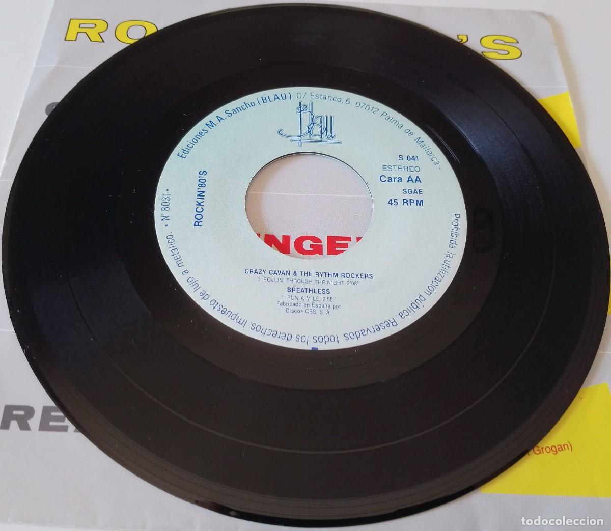 Discos de vinilo: Various...Rockin80s. ( Blau 1987 ) Spain. Rockabilly. - Foto 4