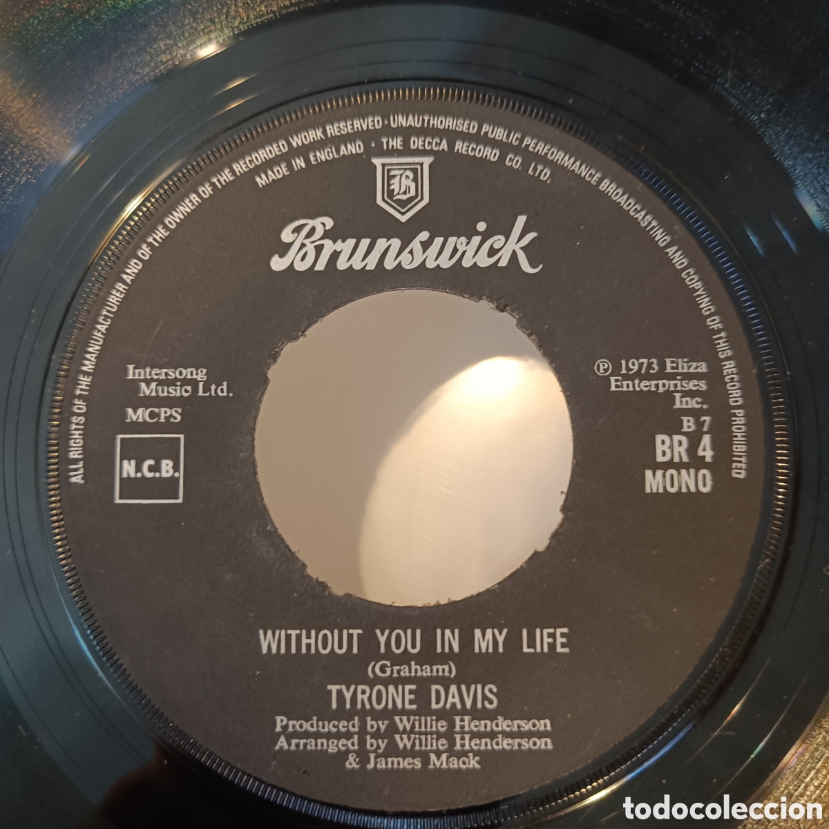 Discos de vinilo: Tyrone Davis &ndash; Without You In My Life - Foto 1