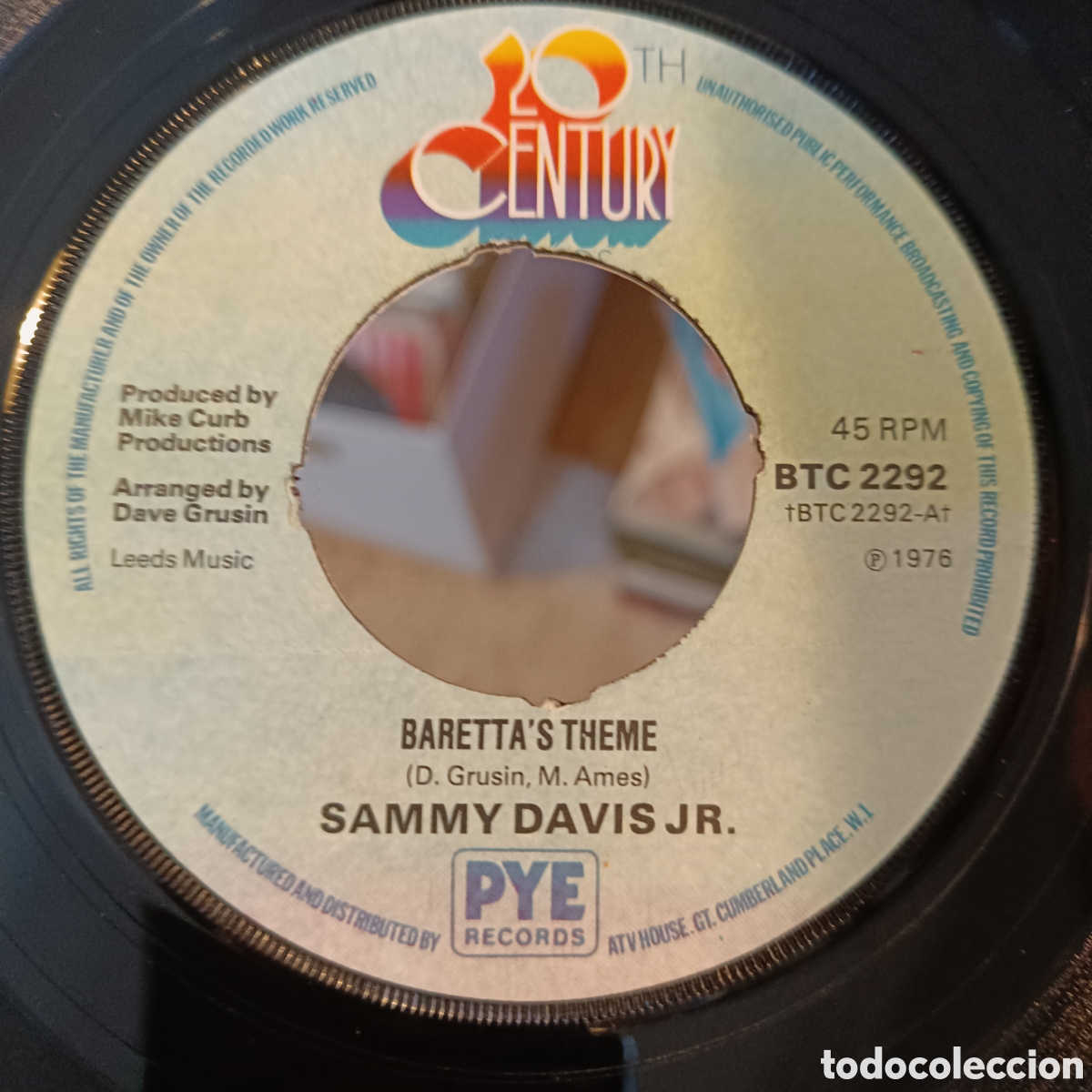 Discos de vinilo: Sammy Davis Jr. &ndash; Barettas Theme - Foto 1