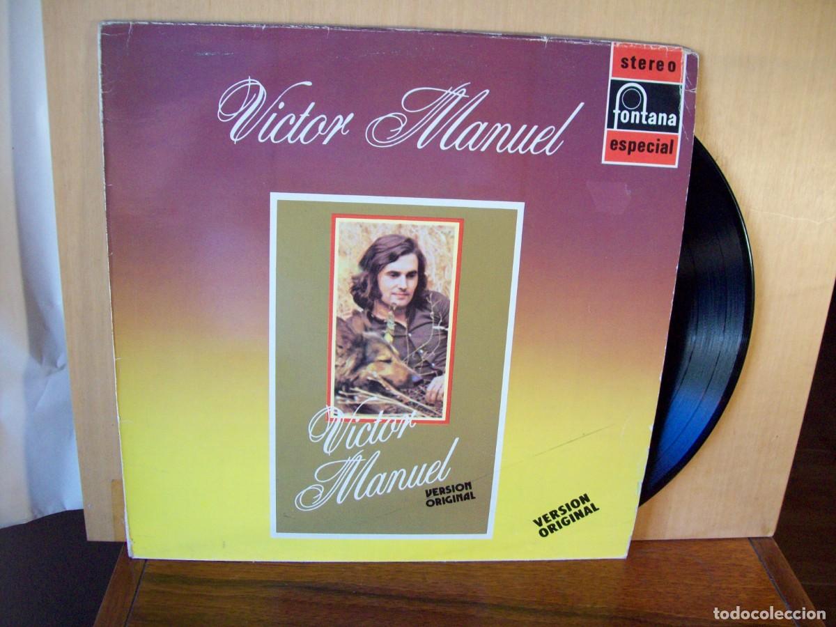 Discos de vinilo: VICTOR MANUEL - VERSION ORIGINAL - LP 1980 - Foto 1