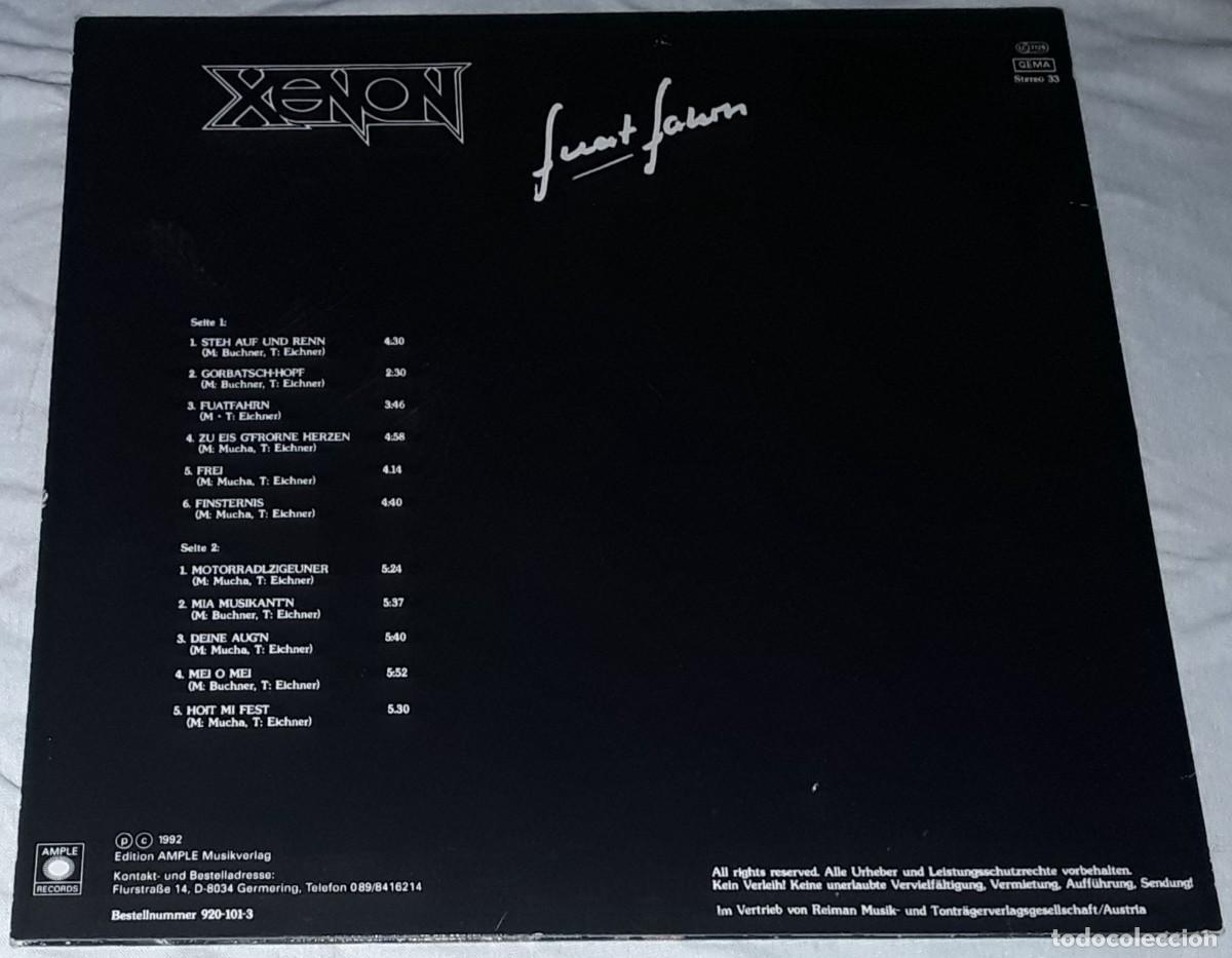 Discos de vinilo: LP - XENON - FUATFAHM - Foto 2