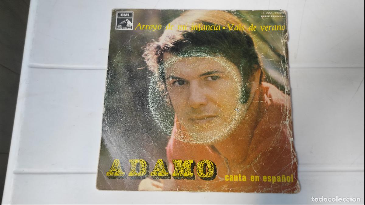 Discos de vinilo: SINGLE ADAMO - ARROYO DE MI INFANCIA - Foto 1