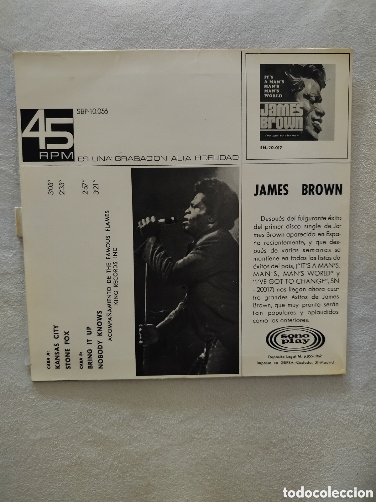 Discos de vinilo: EP James Brown 1967. - Foto 2