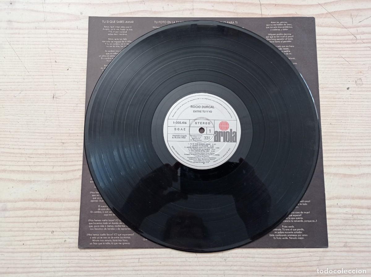 Discos de vinilo: Rocio Durcal - Entre Tu Y Yo LP - Foto 3