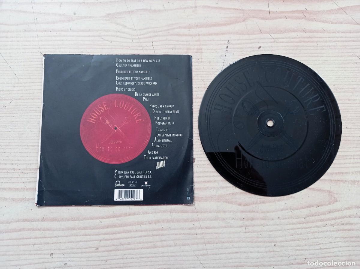 Discos de vinilo: Jean Paul Gaultier - How To Do That - Single - Foto 2