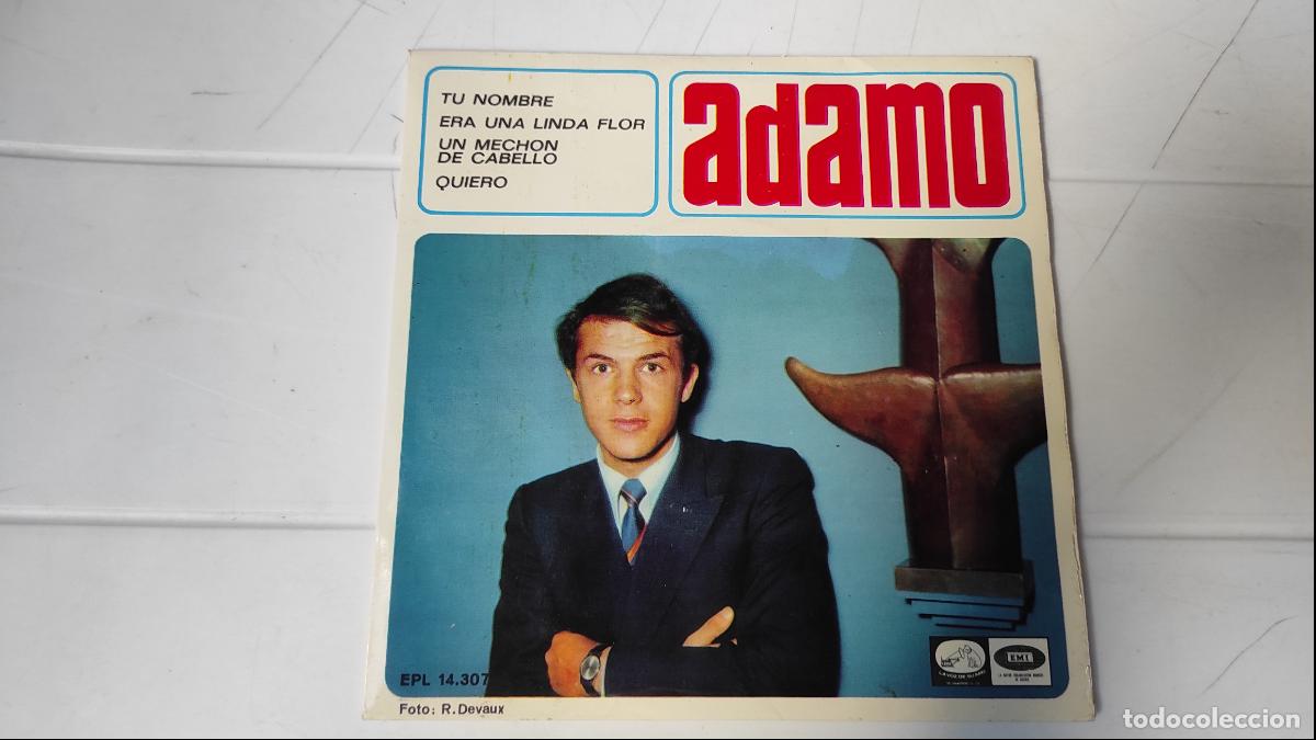 Discos de vinilo: SINGLE ADAMO - TU NOMBRE - Foto 1