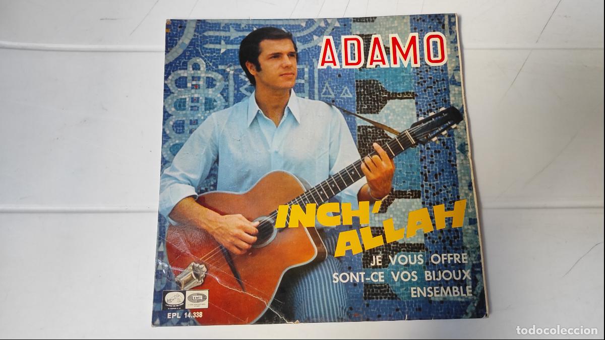 Discos de vinilo: SINGLE ADAMO - INCH ALLAH - Foto 1
