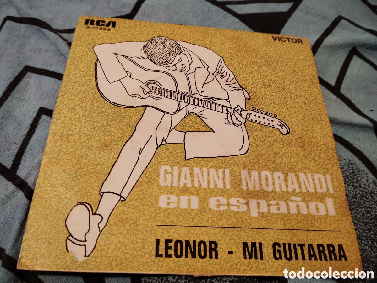 Discos de vinilo: GIANNI MORANDI - LEONOR / MI GUITARRA ( 1969 ) - Foto 1