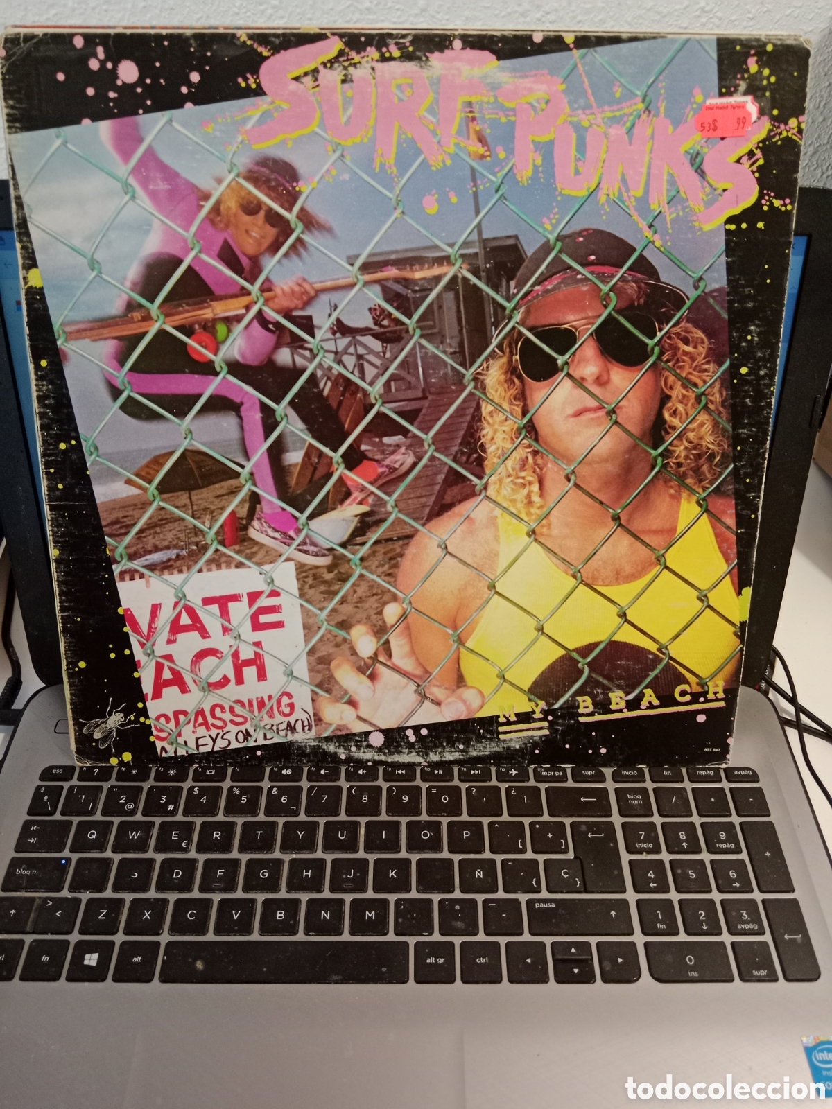 Discos de vinilo: Surf Punks - My beach (EEUU 80s) - Foto 1