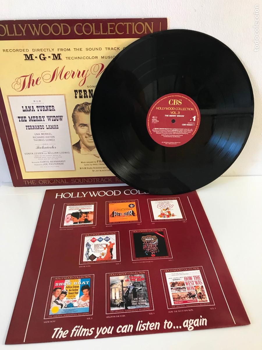 Discos de vinilo: The Merry Widow. Hollywood Collection - Foto 3