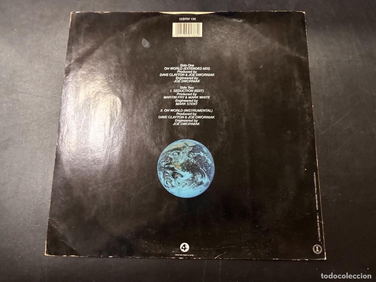 Discos de vinilo: MAXI SINGLE - PAUL RUTHERFORD - OH WOLRD - 1989 - Foto 4