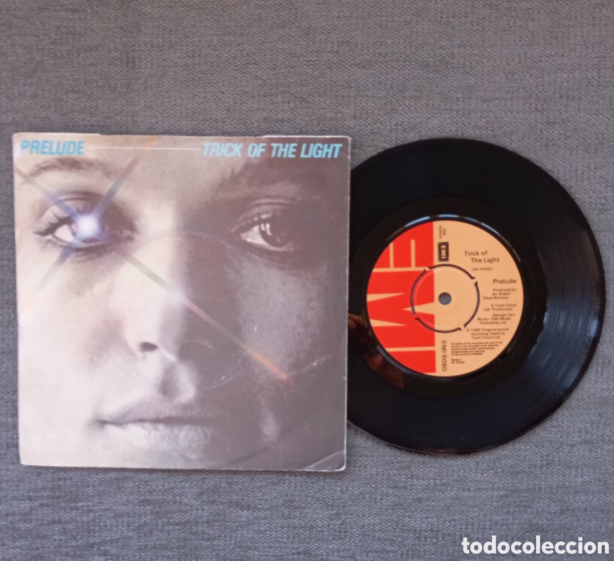 Vinyl-Schallplatten: Prelude. Trick Of The Light/ Man In The Moon. Single 7&rdquo;, a&ntilde;o 1980.