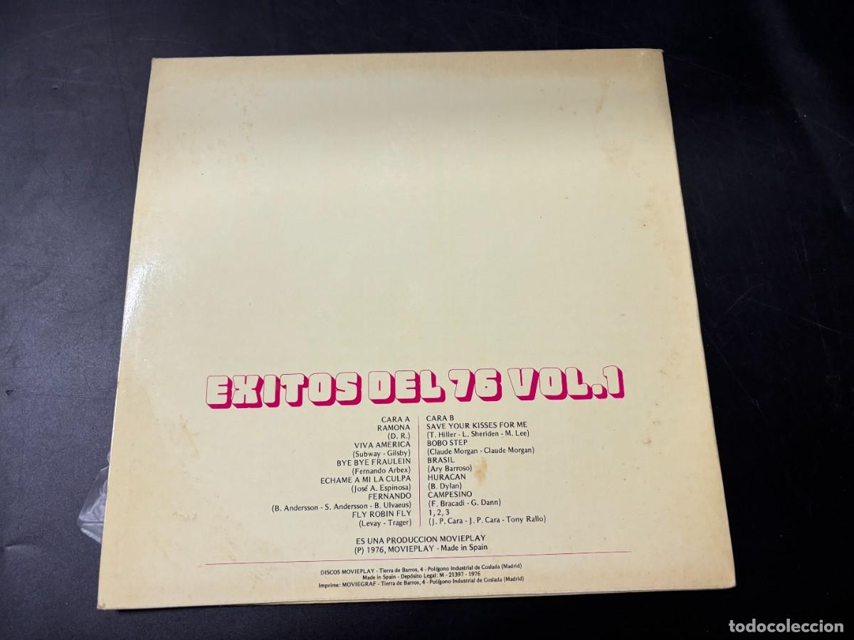 Discos de vinilo: LP - EXITOS DEL 76 VOL. 1. MOVIE PLAY - 1976 - Foto 4