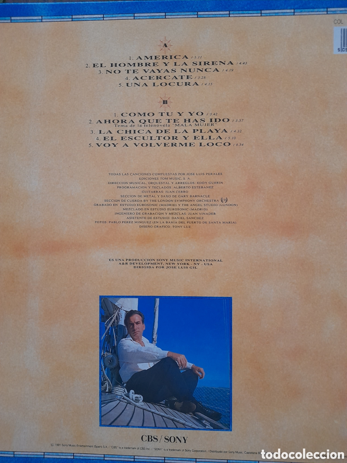 Discos de vinilo: Jose Luis Perales. AM&Eacute;RICA - Foto 2