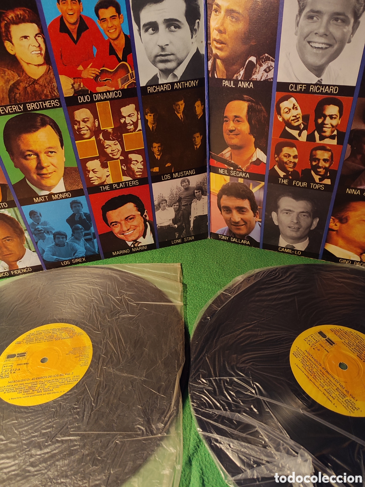 Discos de vinilo: Nost&aacute;lgicos 40 &eacute;xitos de los sesentas - varios - Foto 2