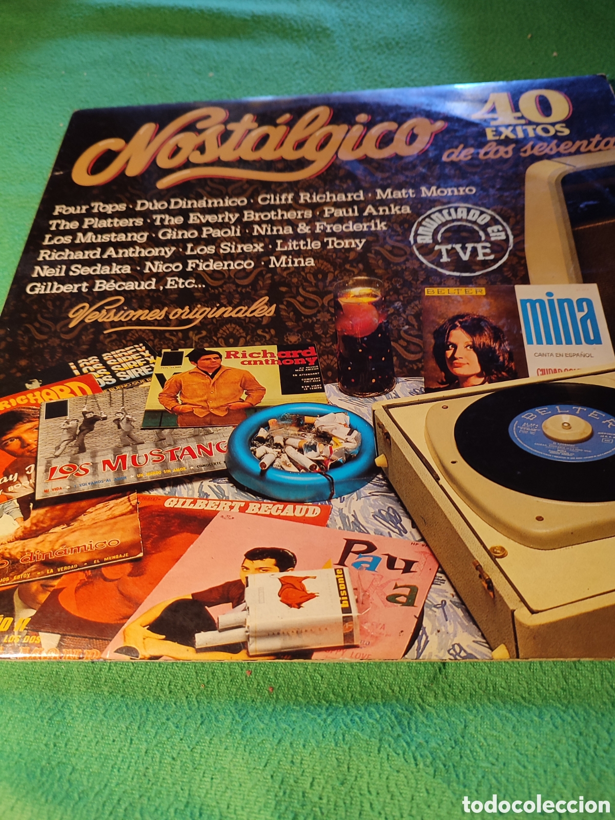 Discos de vinilo: Nost&aacute;lgicos 40 &eacute;xitos de los sesentas - varios - Foto 1