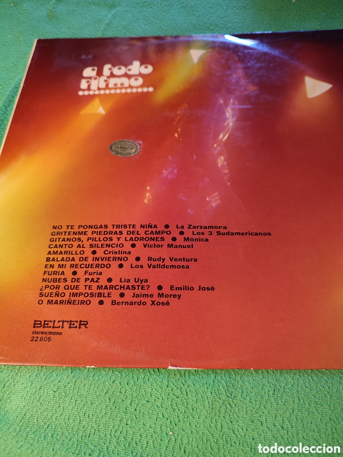Discos de vinilo: A todo ritmo - Varios casa Belter - Foto 1