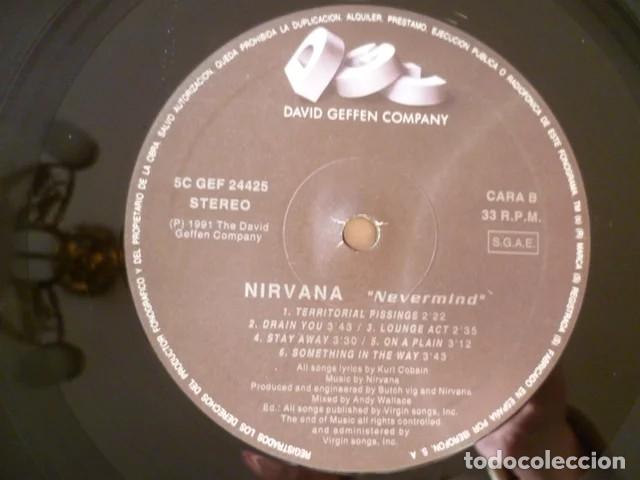 Discos de vinilo: NIRVANA NEVERMIND LP VINILO IBEROFON Original Espa&ntilde;a 1991 - Foto 4