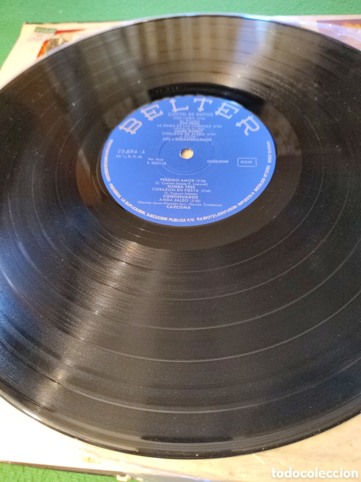 Discos de vinilo: Coctel de &eacute;xitos - Varios Belter - Foto 3