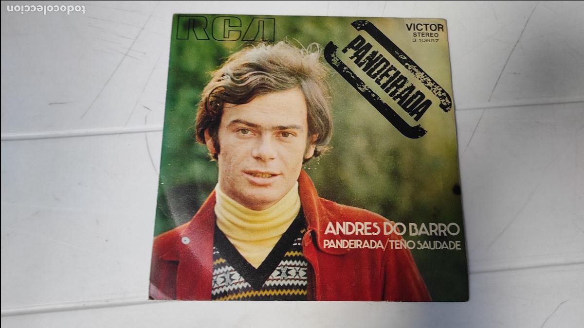 Discos de vinilo: SINGLE ANDRES DO BARRO - PANDEIRADA - Foto 1