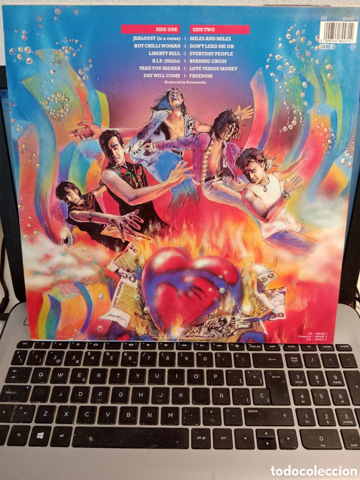 Discos de vinilo: Noiseworks - Love versus Money (Espa&ntilde;a) - Foto 2