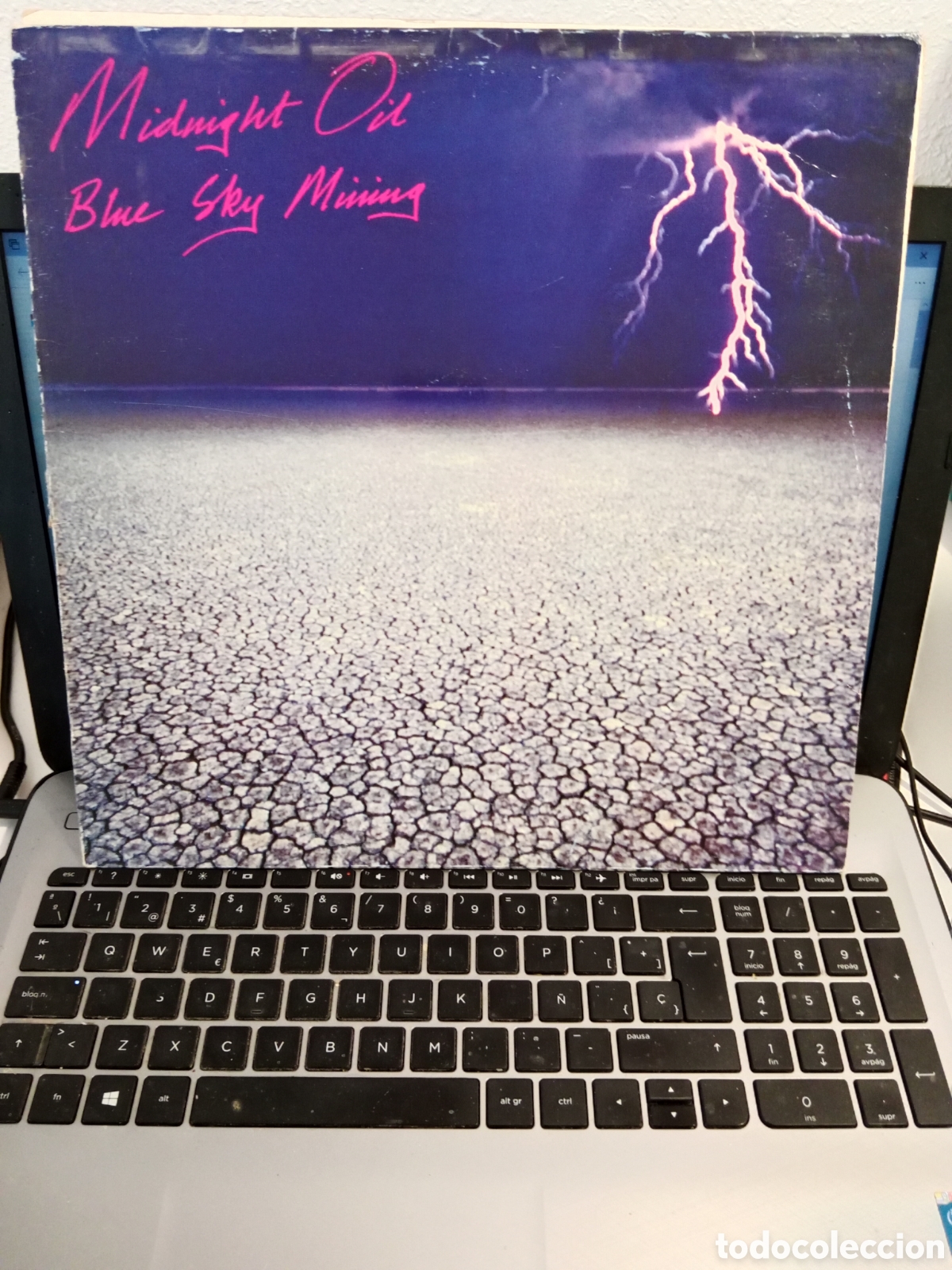 Discos de vinilo: Midnight Oil - Blue Sky mining (Espa&ntilde;a 1990) - Foto 1