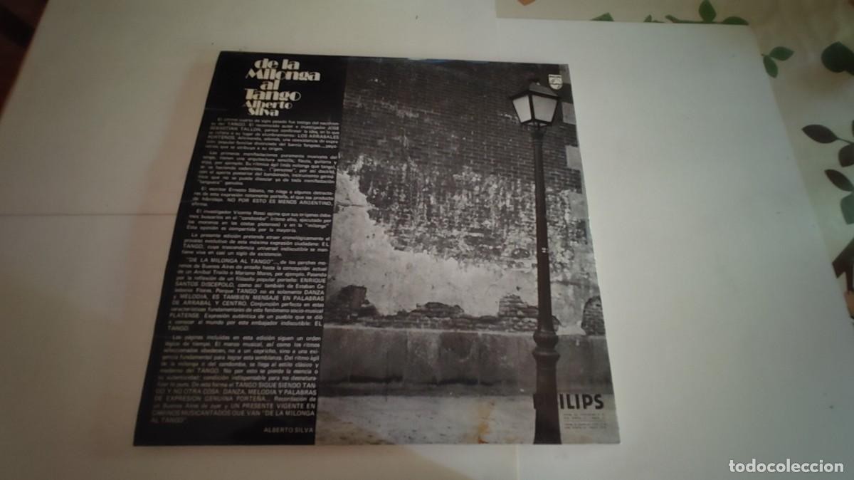 Discos de vinilo: ALBERTO SILVA-LP DOBLE DE LA MILONGA AL TANGO-GATEFOLD-NUEVO - Foto 3