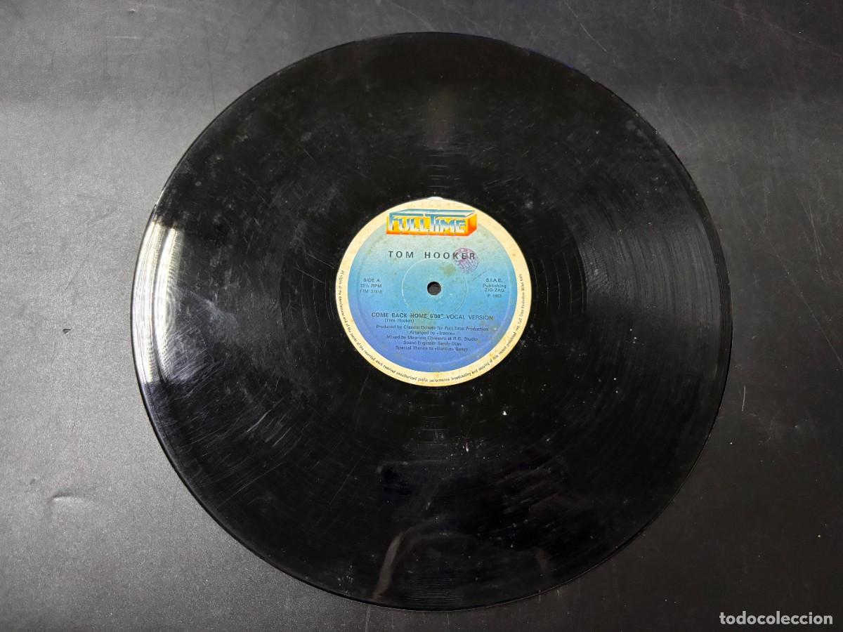 Discos de vinilo: MAXI SINGLE - TOM HOOKER - COME BACK HOME - FULL TIME RECORDS - - Foto 2