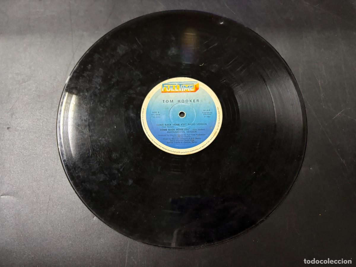 Discos de vinilo: MAXI SINGLE - TOM HOOKER - COME BACK HOME - FULL TIME RECORDS - - Foto 3