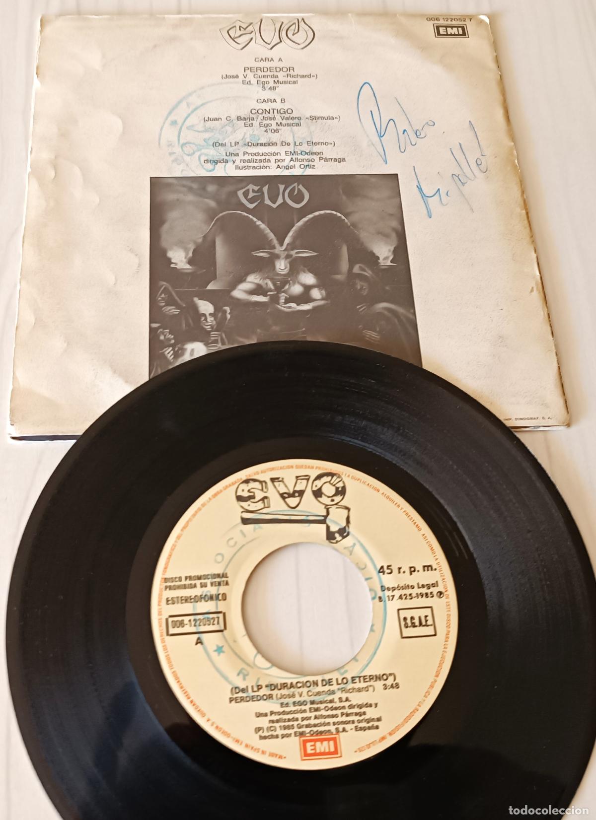 Discos de vinilo: EVO - PERDEDOR EMI - 1985 PROMO - Foto 2