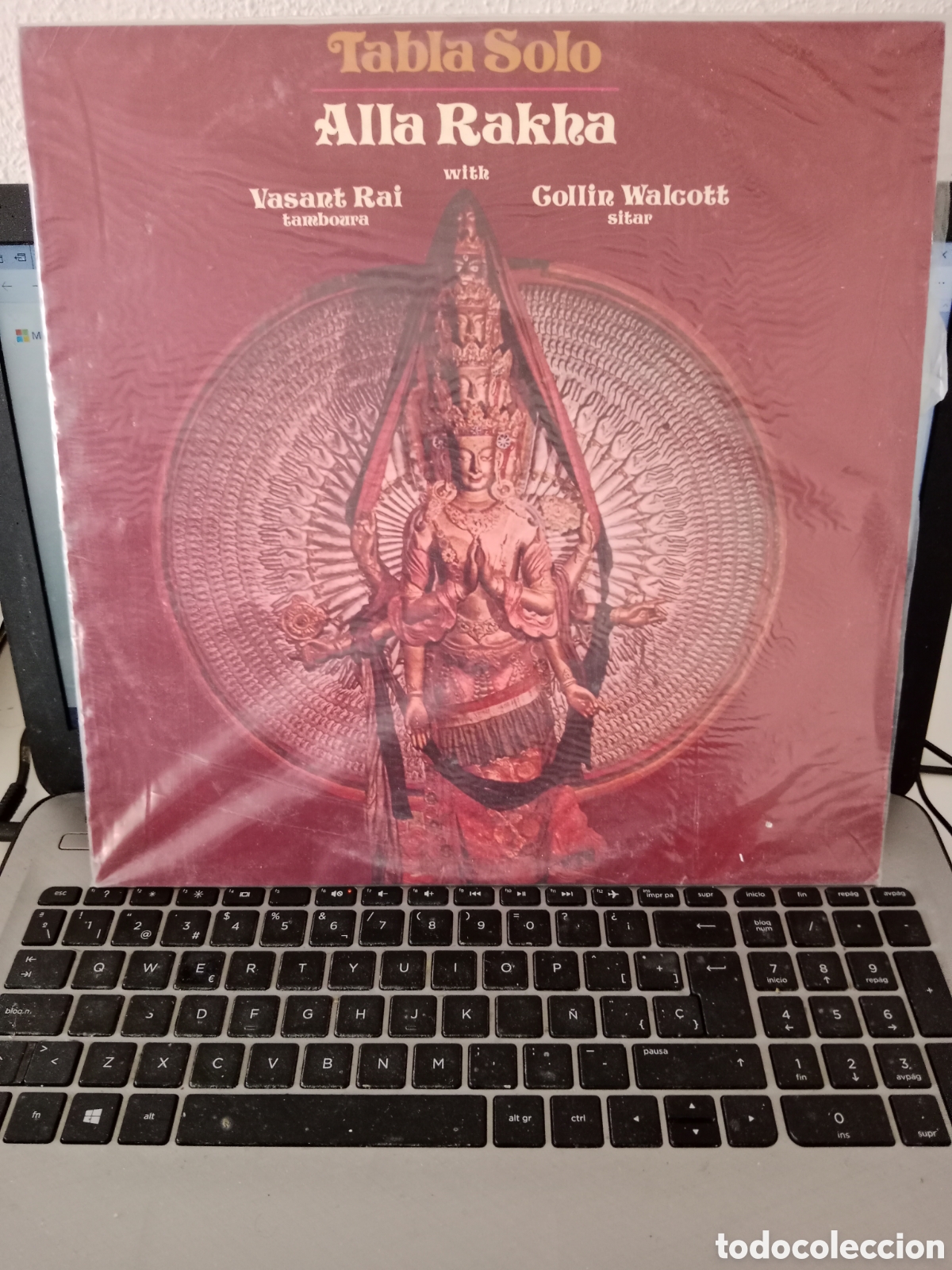 Disques de vinyle: Alla Rakha - Tabla solo (Espa&ntilde;a 1978)