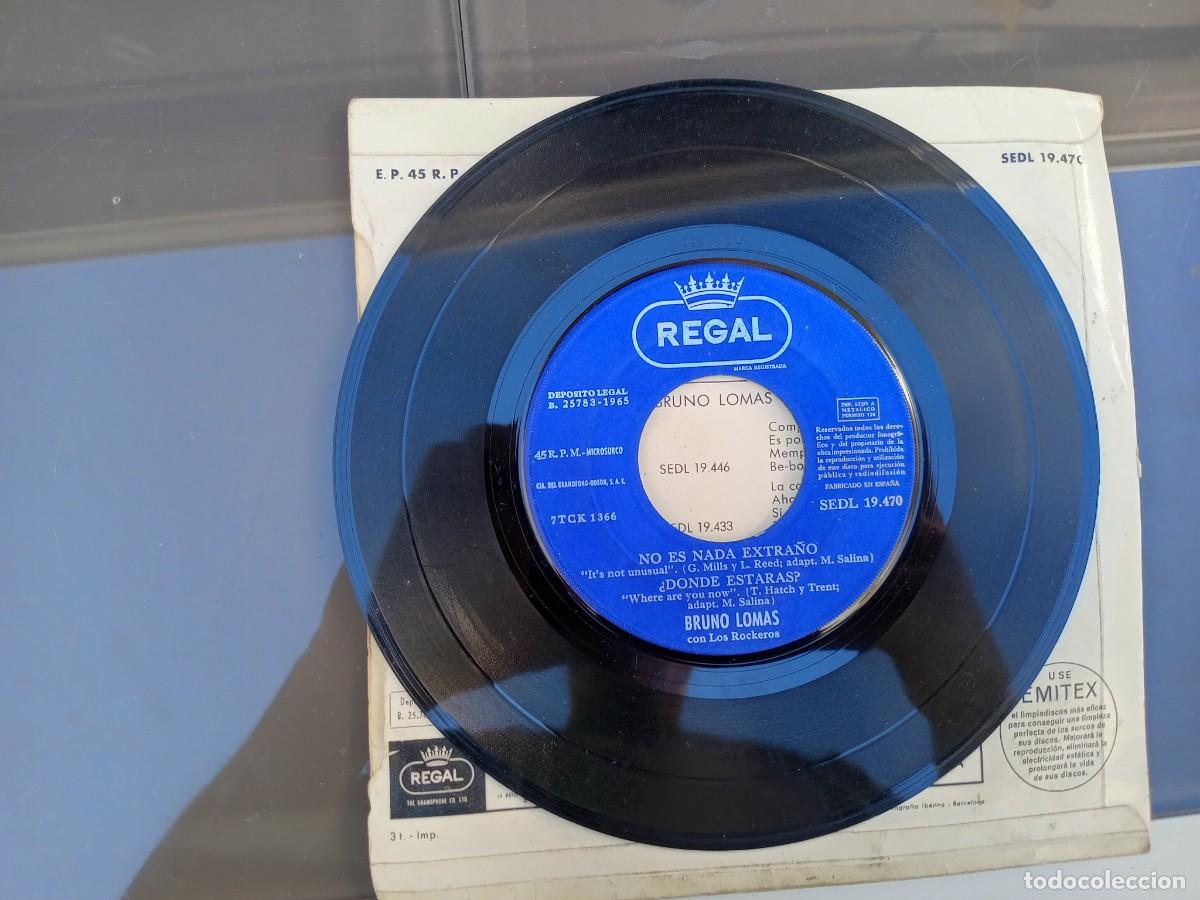 Discos de vinilo: BRUNO LOMAS - S&Eacute; DE UN LUGAR (EP) 1965 - Foto 3
