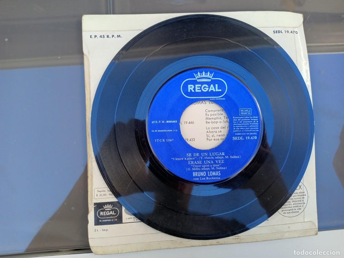 Discos de vinilo: BRUNO LOMAS - S&Eacute; DE UN LUGAR (EP) 1965 - Foto 4