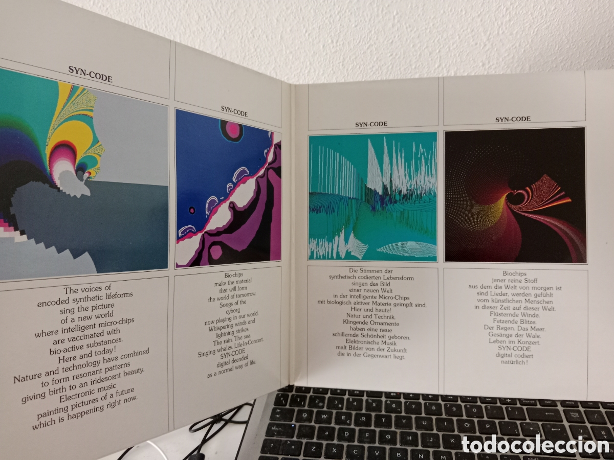 Discos de vinilo: Software - Syn Code (1987 edici&oacute;n limitada con libreto) - Foto 3
