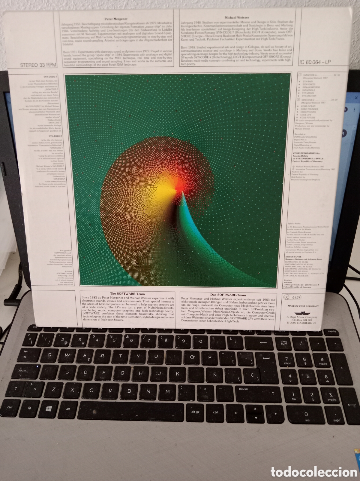 Discos de vinilo: Software - Syn Code (1987 edici&oacute;n limitada con libreto) - Foto 4