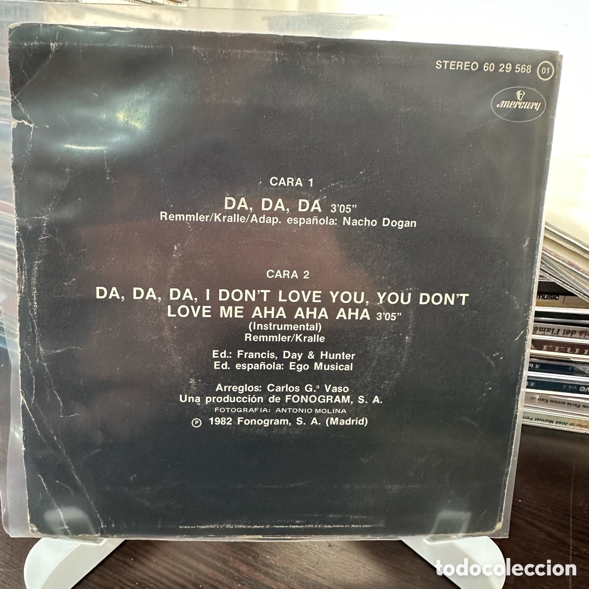 Discos de vinilo: Nacho - Da Da Da (7&rdquo;, Single) - Foto 2