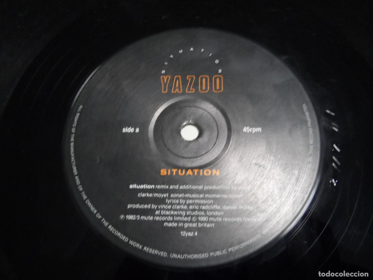 Discos de vinilo: Yazoo &lrm;&ndash; Situation (Remix) (UK 1993) - Foto 3