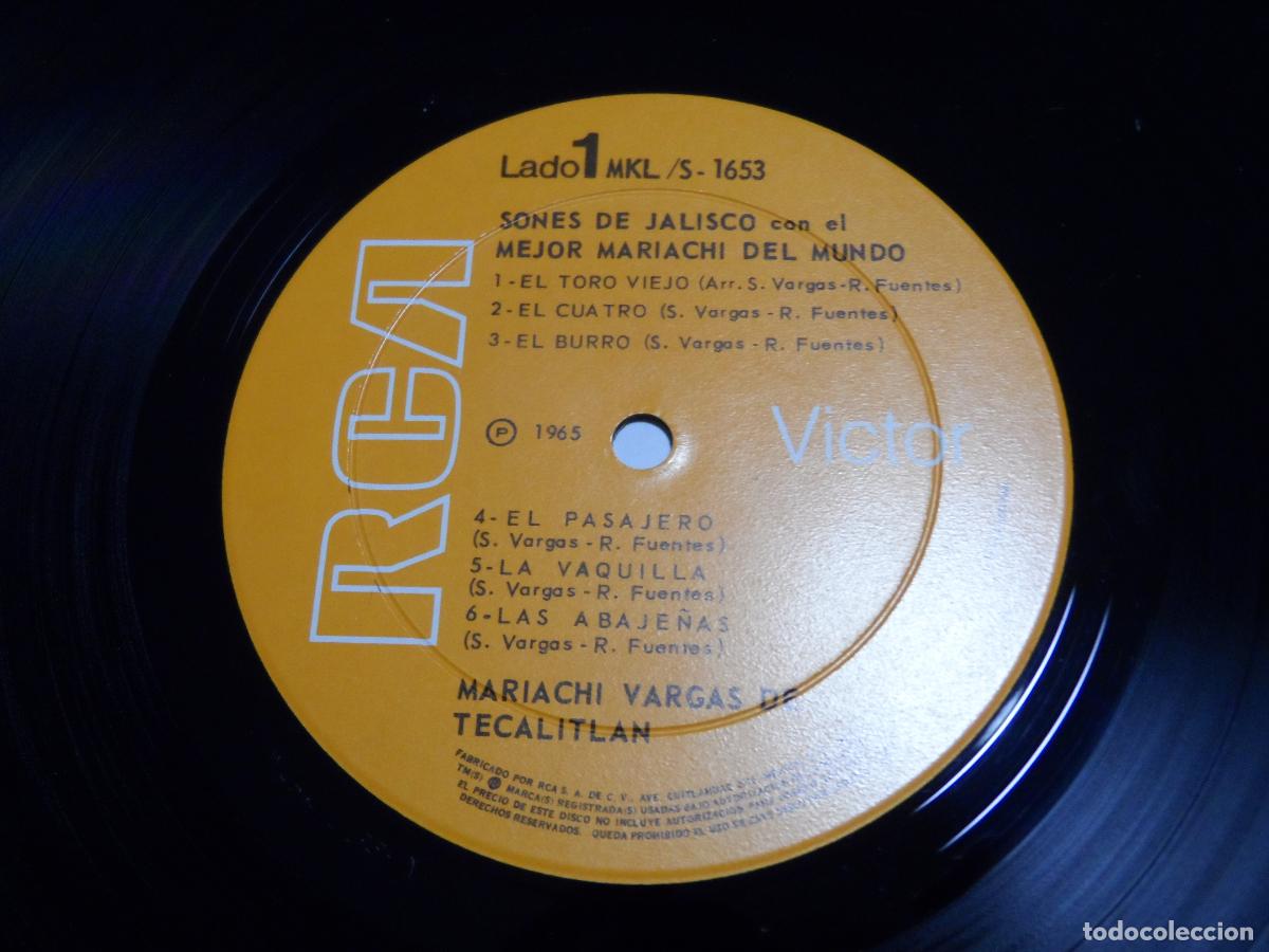 Discos de vinilo: Mariachi Vargas De Tecalitlan &ndash; Sones De Jalisco - Foto 3