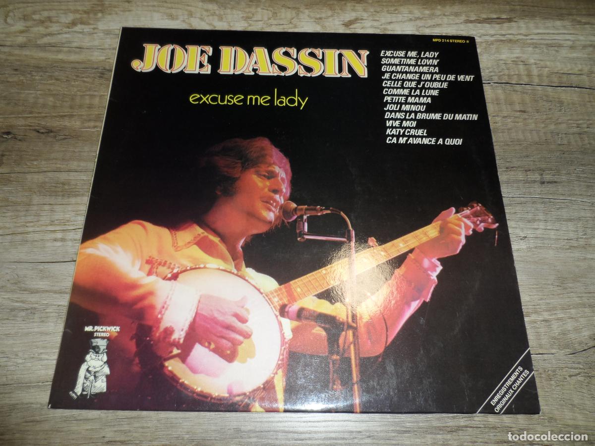 Discos de vinilo: JOE DASSIN - EXCUSE ME LADY - Foto 1