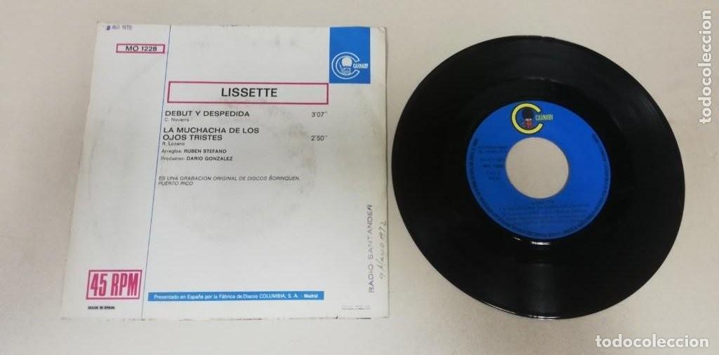 Discos de vinilo: Lissette - Debut Y Despedida (7&rdquo;, Single) - Foto 2