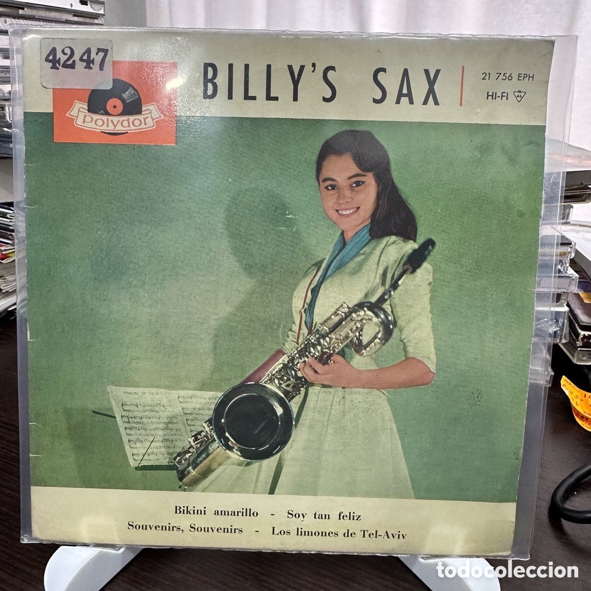 Discos de vinilo: Billys Sax - Bikini Amarillo (7&rdquo;, EP) - Foto 1