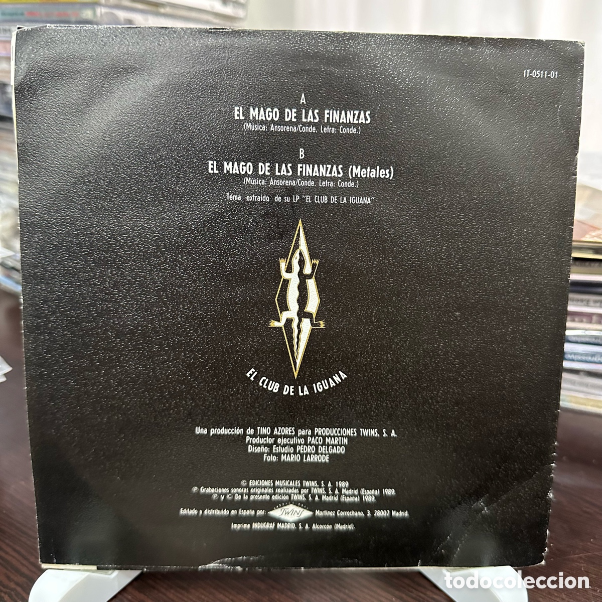 Discos de vinilo: Mosquitos - El Mago De Las Finanzas (7&rdquo;, Single) - Foto 2