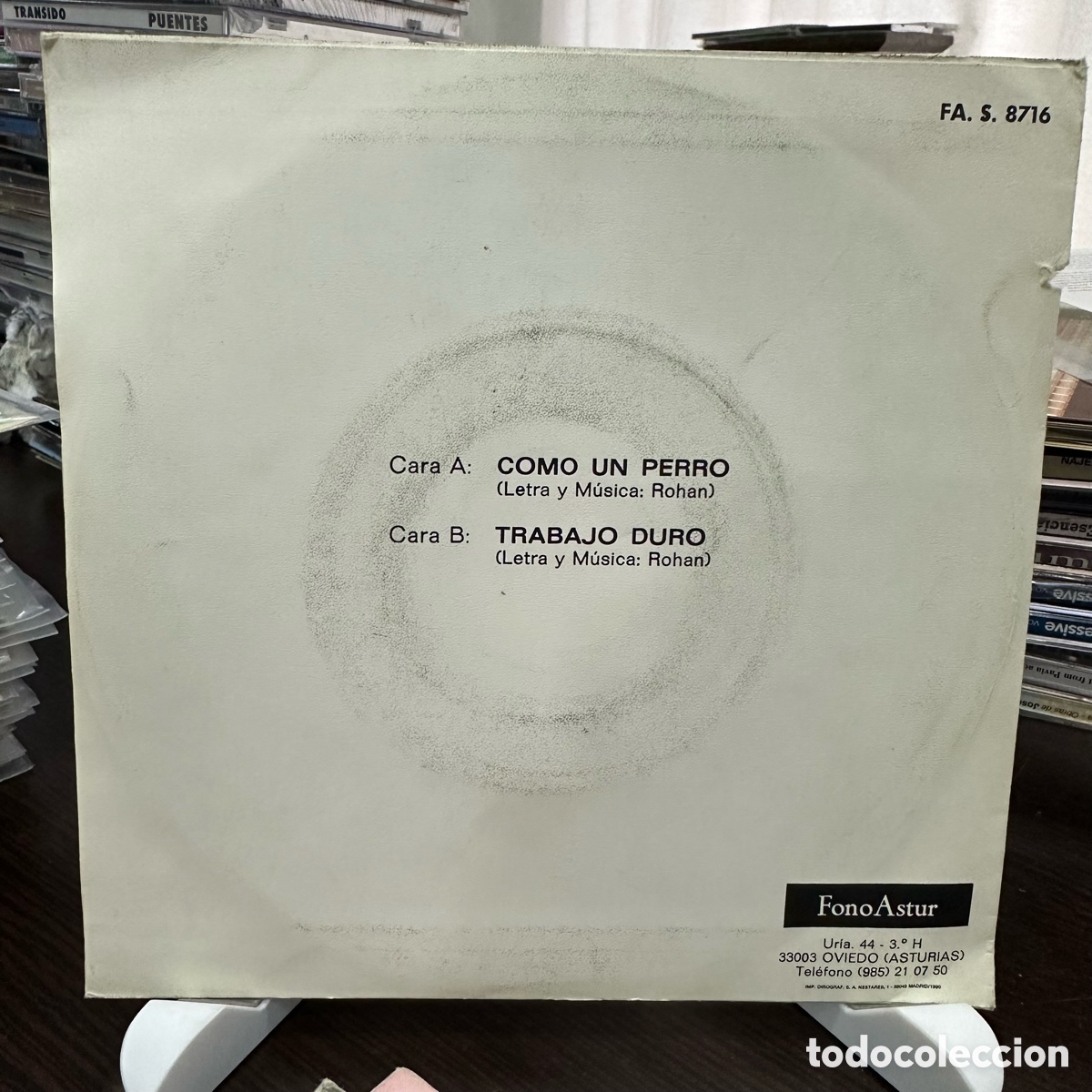 Discos de vinilo: Rohan - Como Un Perro (7&rdquo;, Single) - Foto 2