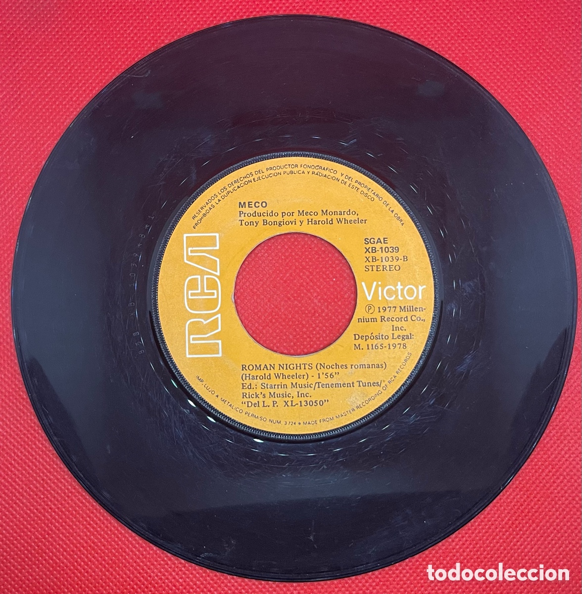 Discos de vinilo: Meco - THEME FROM CLOSE ENCOUNTERS- 1977 SOLO DISCO 7&rdquo; - Foto 2