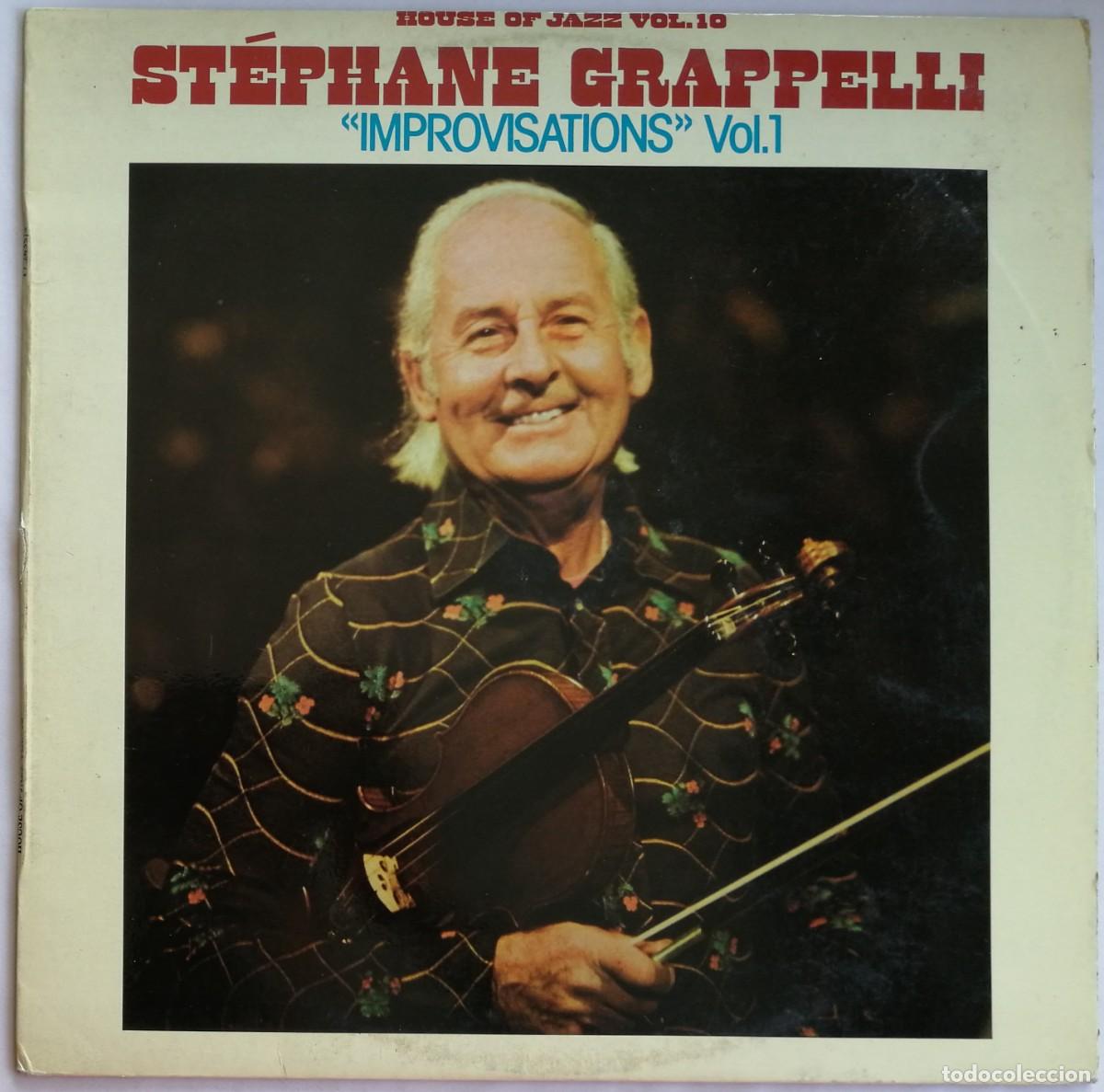 Discos de vinilo: St&eacute;phane Grappelli, Improvisations Vol.1, Blue Star 17.2635/3 - Foto 1