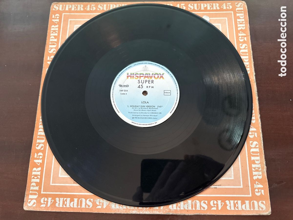 Discos de vinilo: LOLA: WEEKEND HOLIDAY 1983 SPAIN - Foto 6